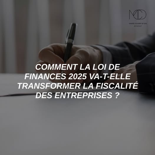 Projet de loi de finances 2025 et ses impacts