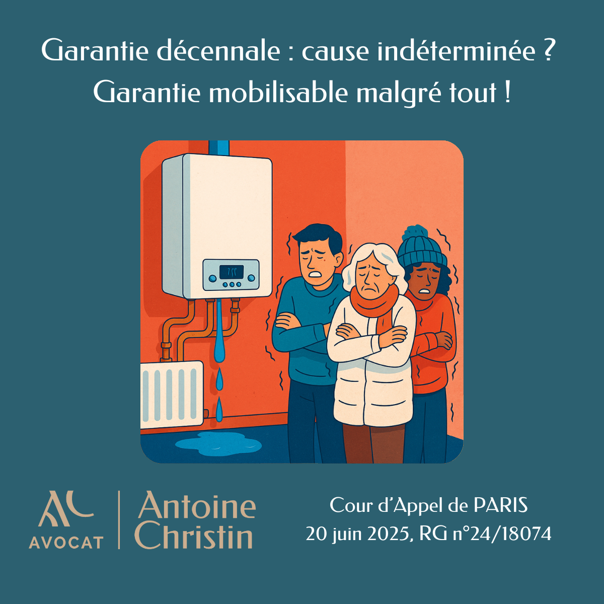 Garantie décennale : cause indéterminée ? Garantie mobilisable malgré tout !