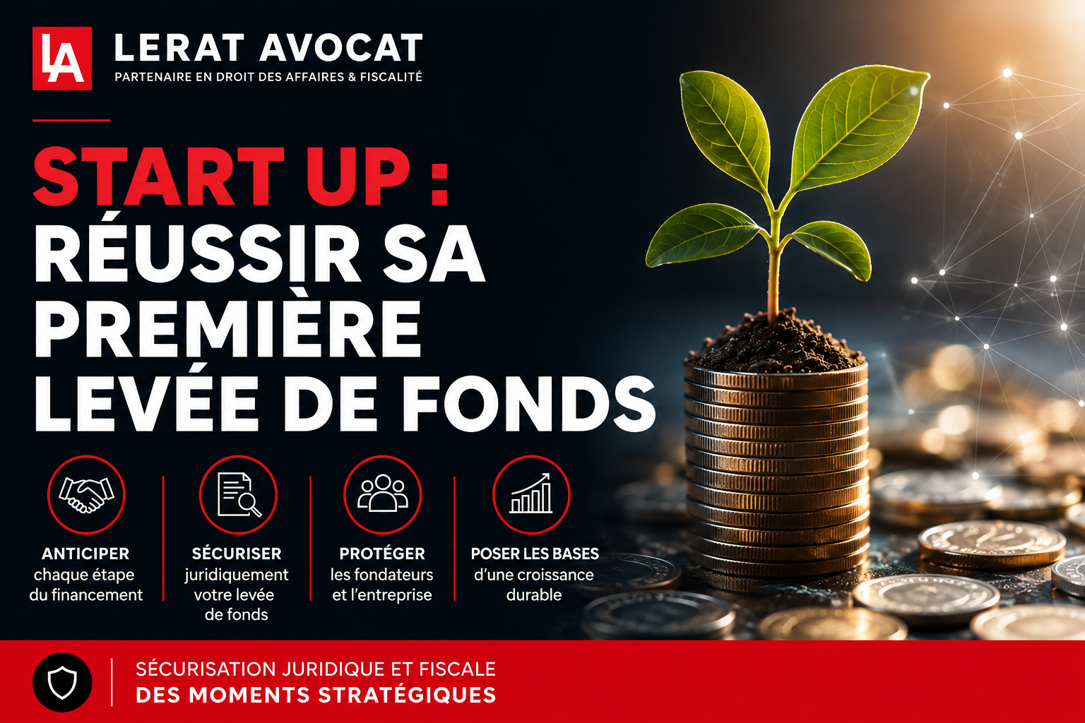 Start up : réussir sa première levée de fonds