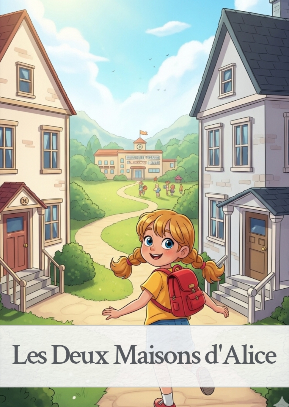 LA GARDE ALTERNEE EN BD, LES DEUX MAISONS d'ALICE 