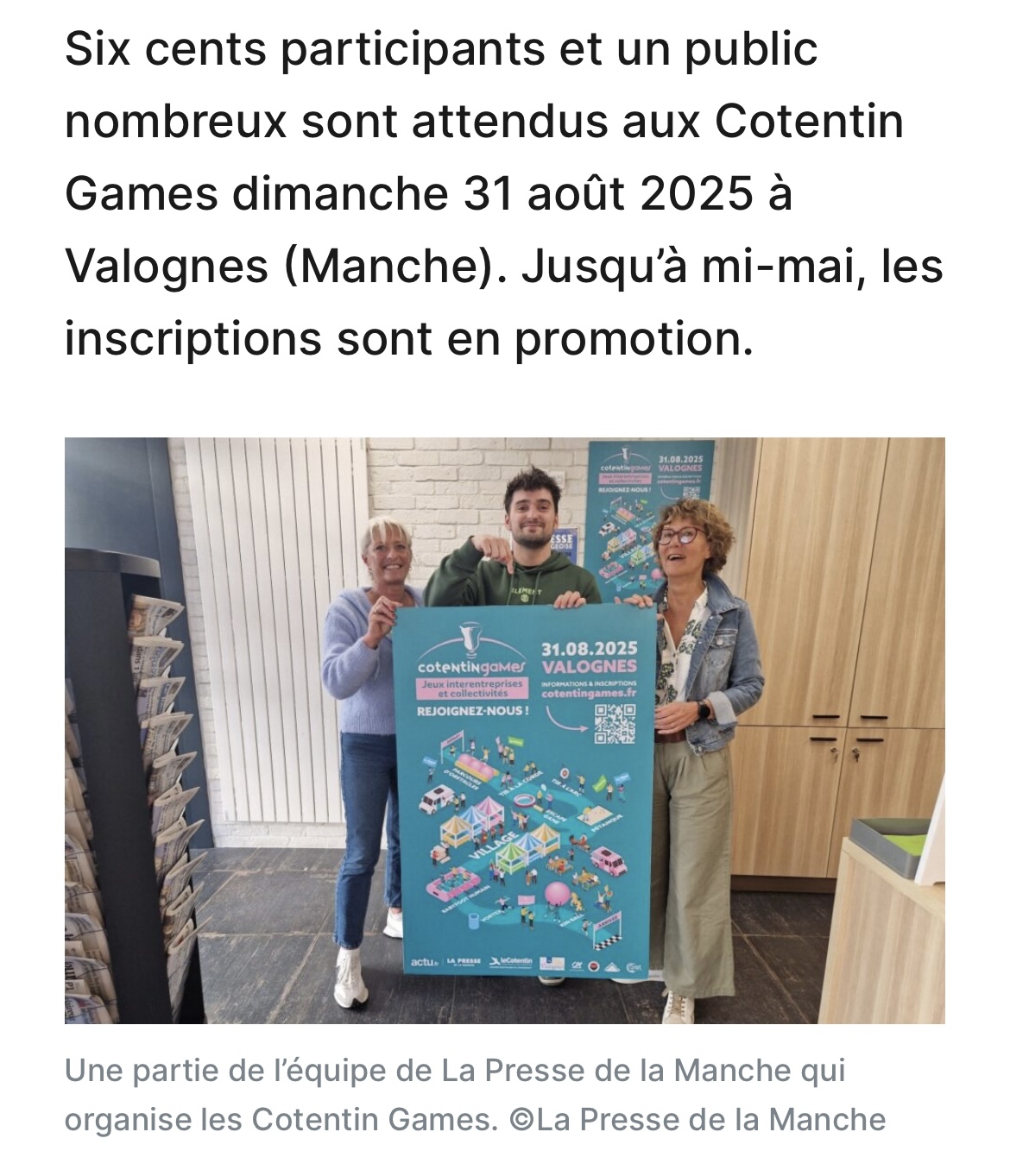 La Legal Team en piste pour les Cotentin Games 2025 !
