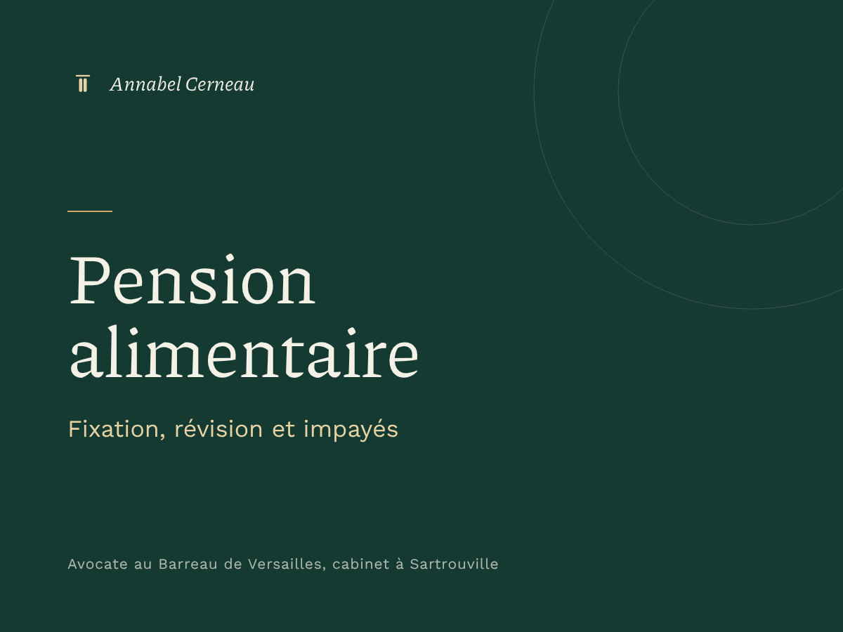 Vos revenus ont changé ? La pension alimentaire peut être réévaluée