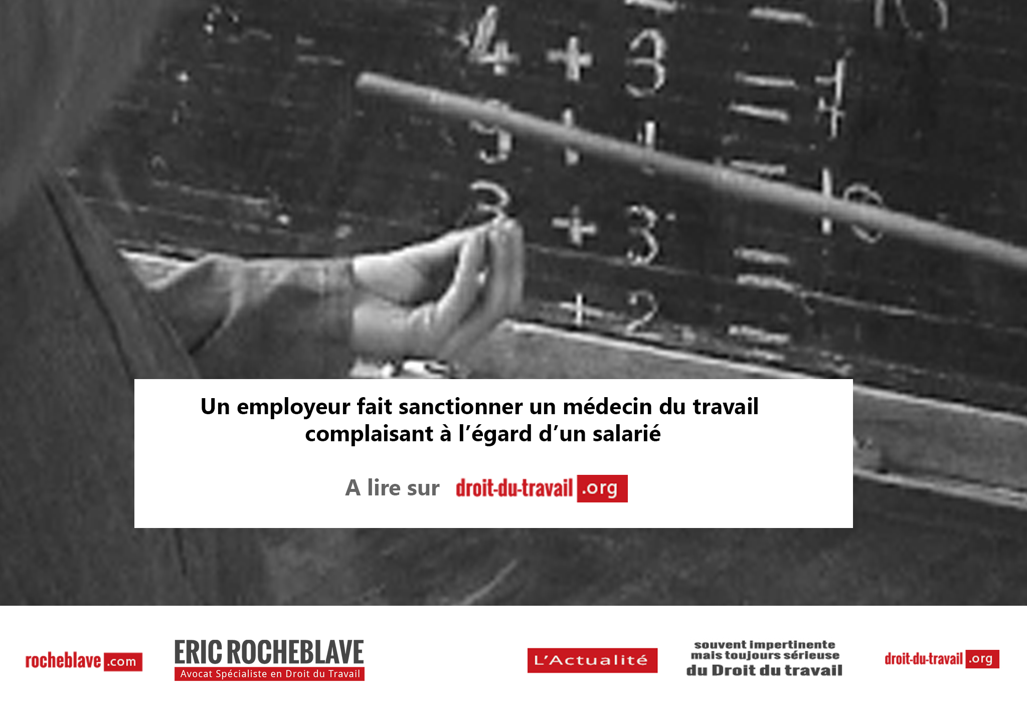 Un employeur fait sanctionner un médecin du travail complaisant à l’égard d’un salarié