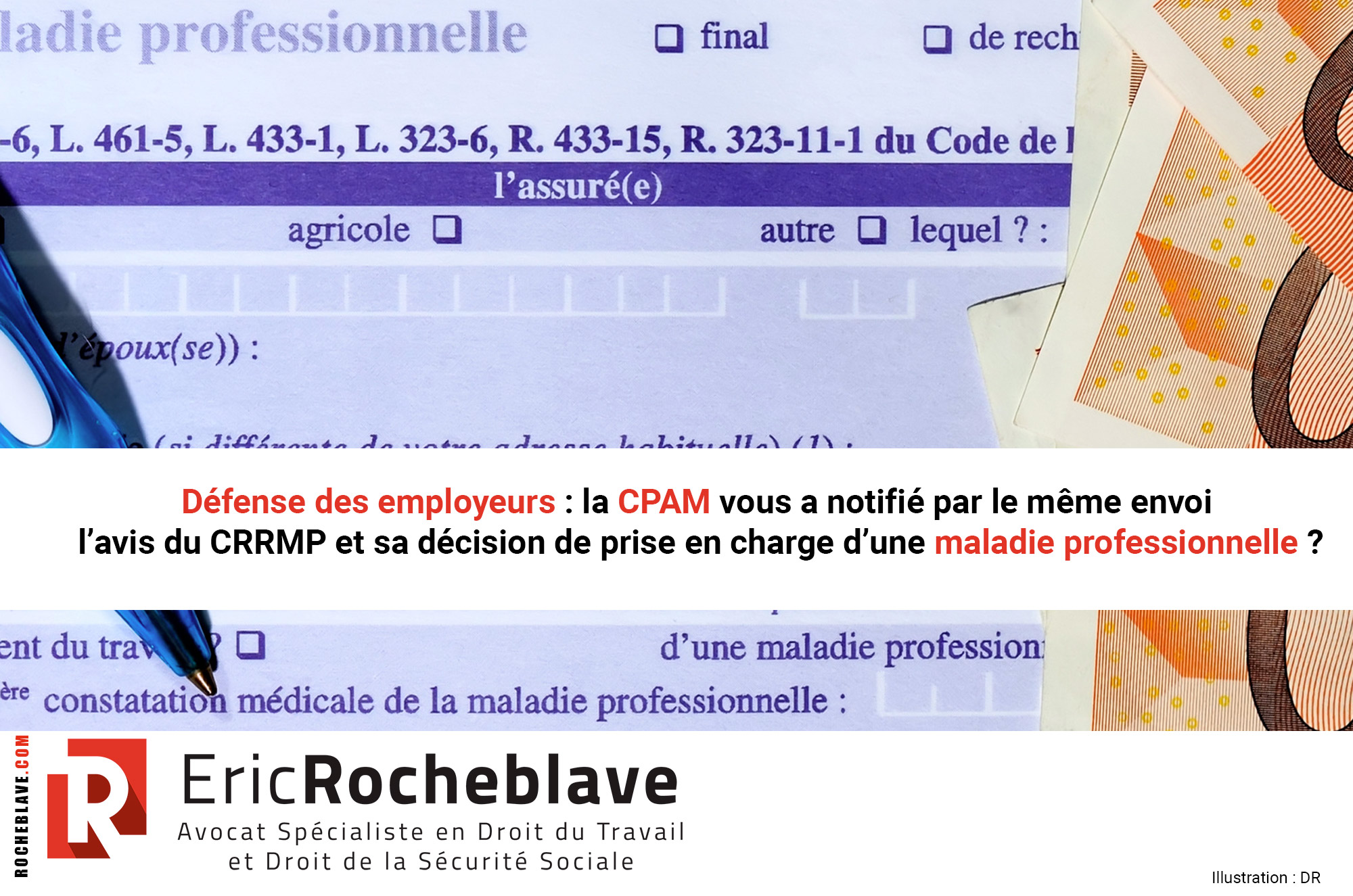 Défense des employeurs : la CPAM vous a notifié par le même envoi l’avis du CRRMP et sa décision de prise en charge d’une maladie professionnelle ?