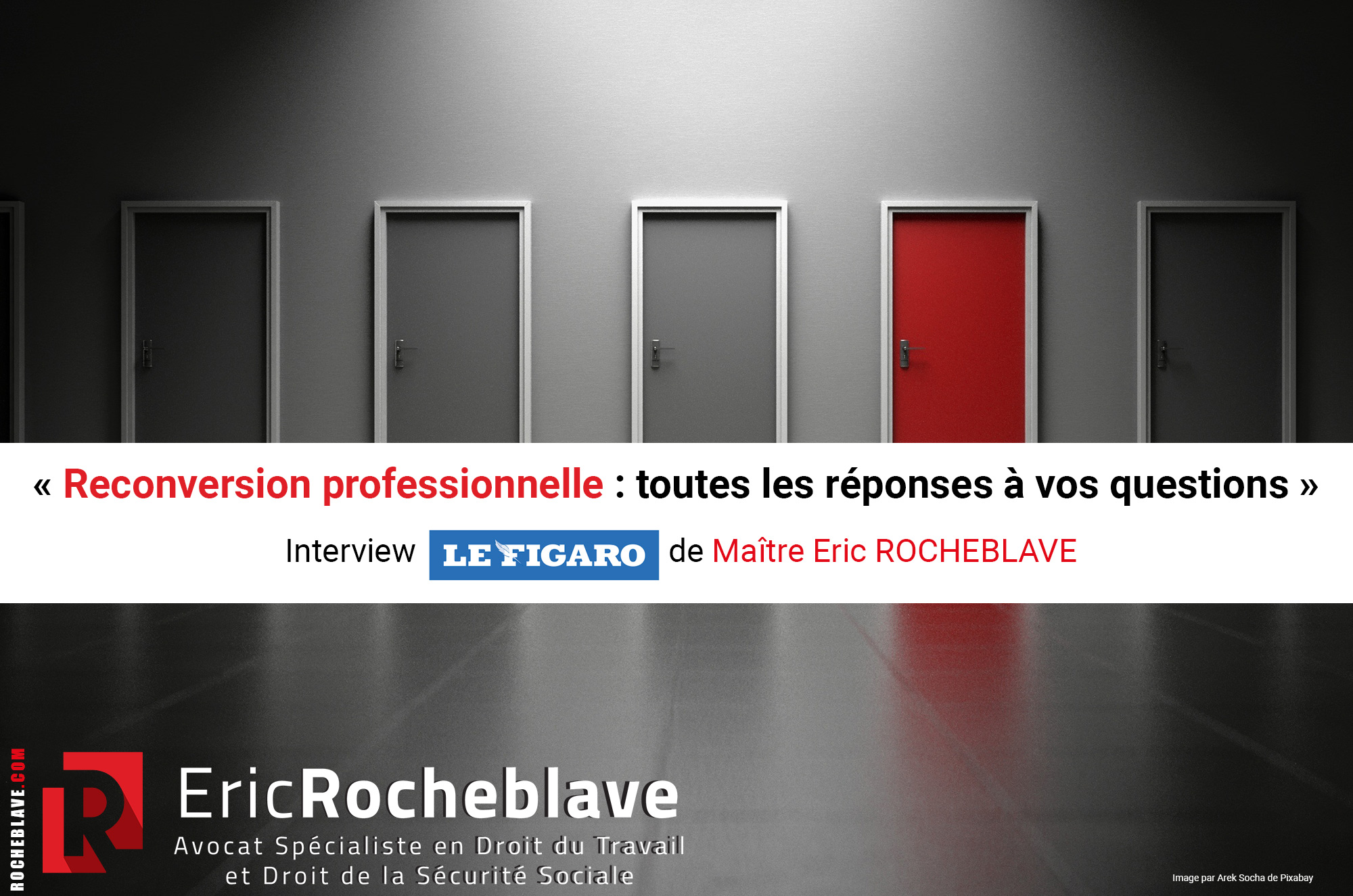 « Reconversion professionnelle : toutes les réponses à vos questions » ​Interview Le Figaro de Maître Eric ROCHEBLAVE