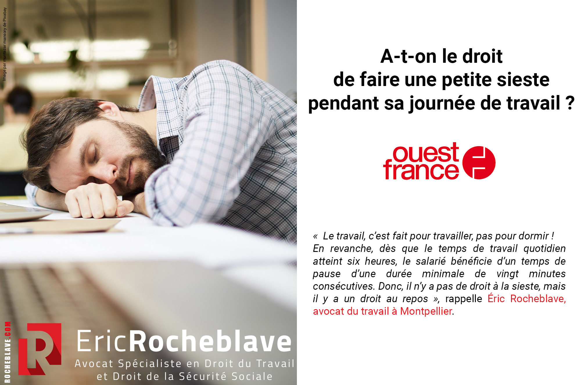 A-t-on le droit de faire une petite sieste pendant sa journée de travail ?