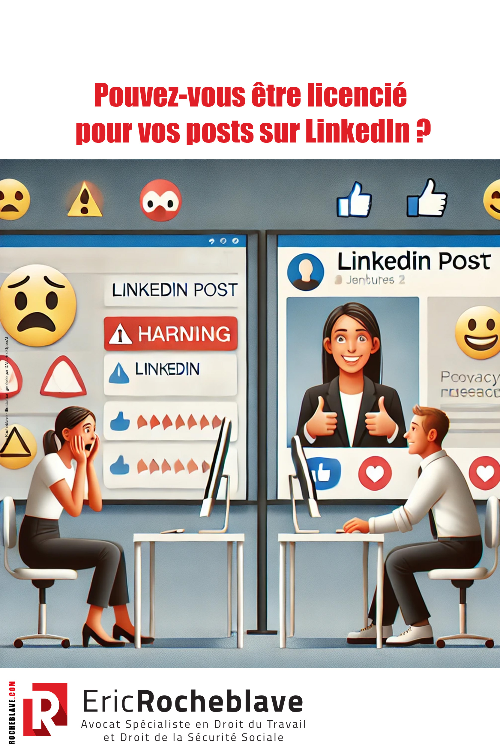 Pouvez-vous être licencié pour vos posts sur LinkedIn ?