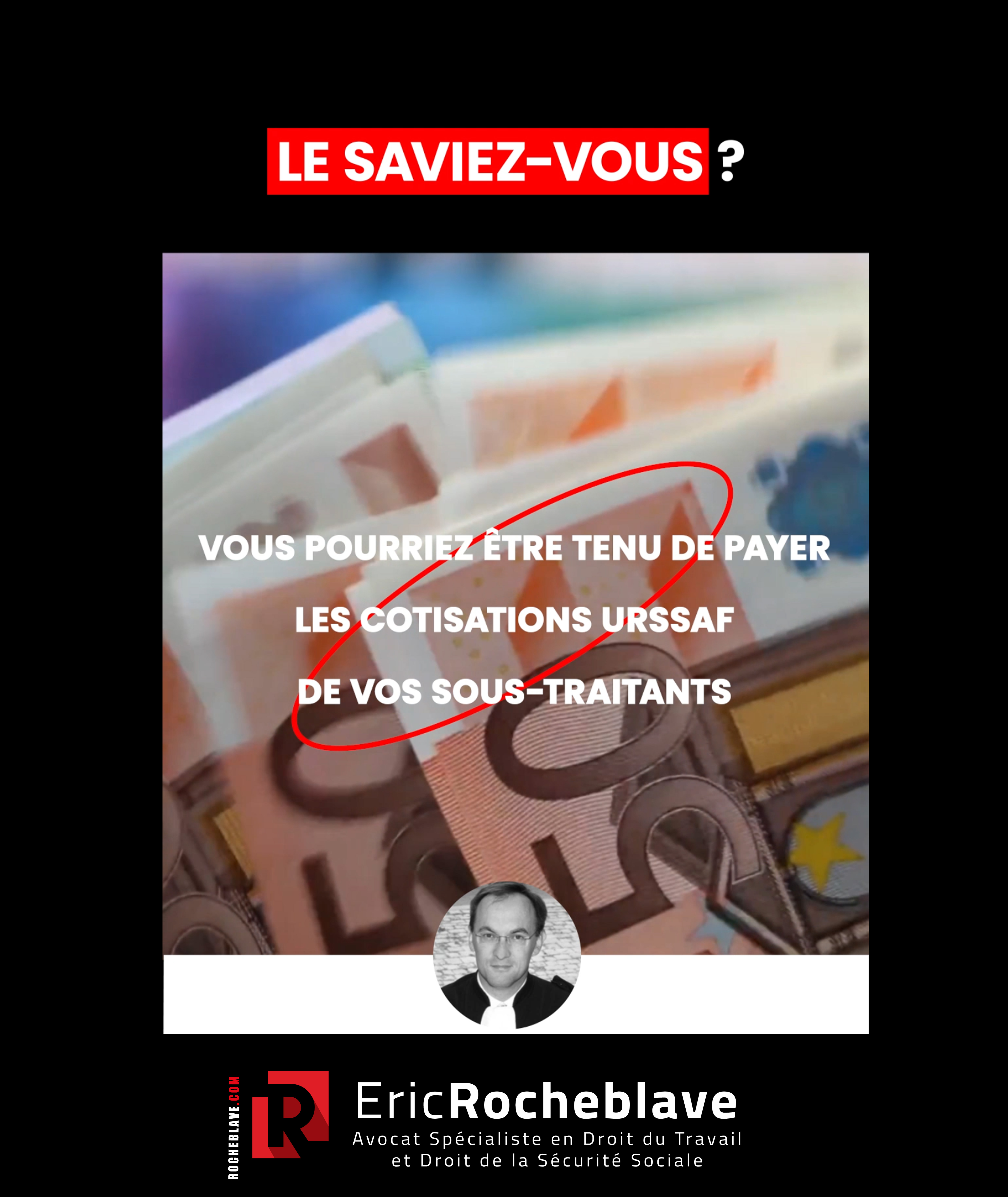 Le saviez-vous ? Vous pourriez être tenu de payer les cotisations URSSAF de vos sous-traitants