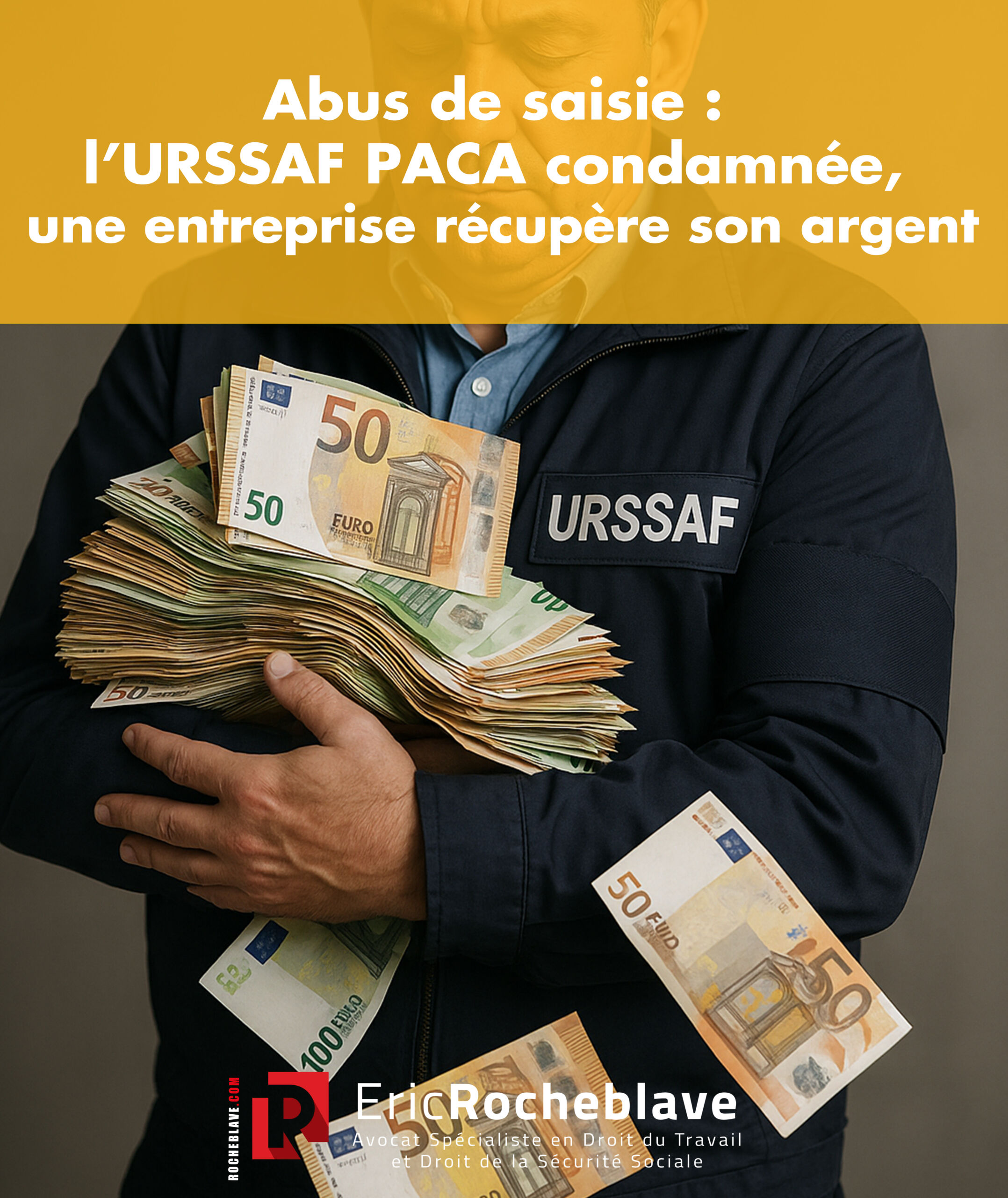 Abus de saisie : l’URSSAF PACA condamnée, une entreprise récupère son argent
