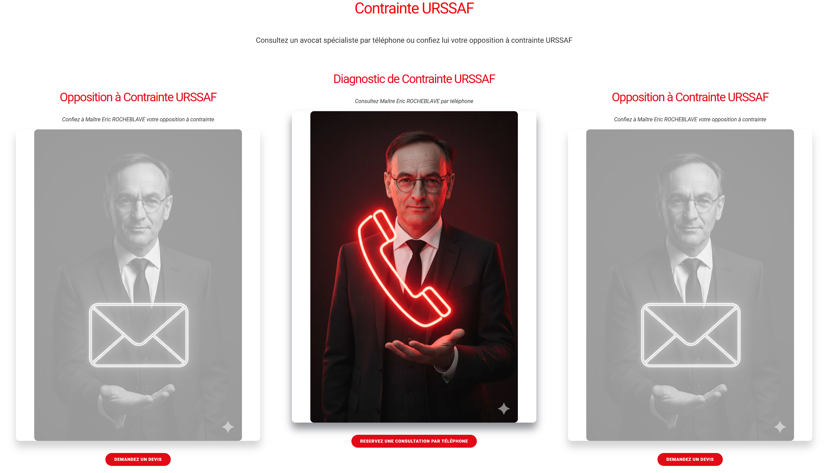 Contrainte URSSAF : Consultez un avocat spécialiste par téléphone ou confiez lui votre opposition à contrainte URSSAF