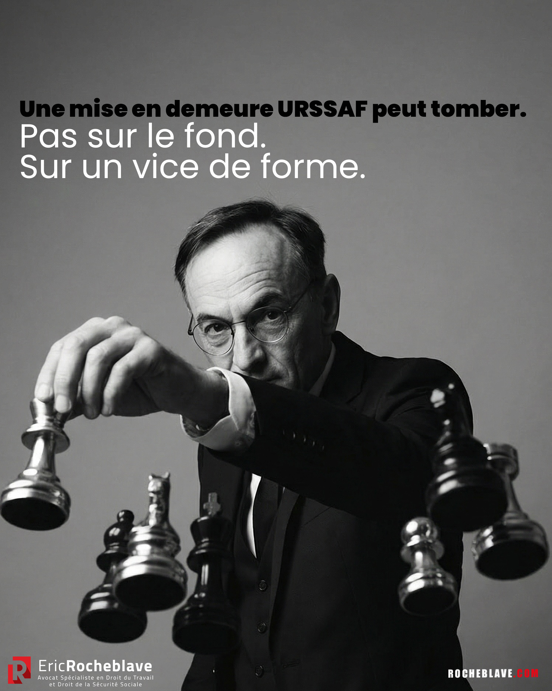 Une mise en demeure URSSAF peut tomber. Pas sur le fond. Sur un vice de forme.