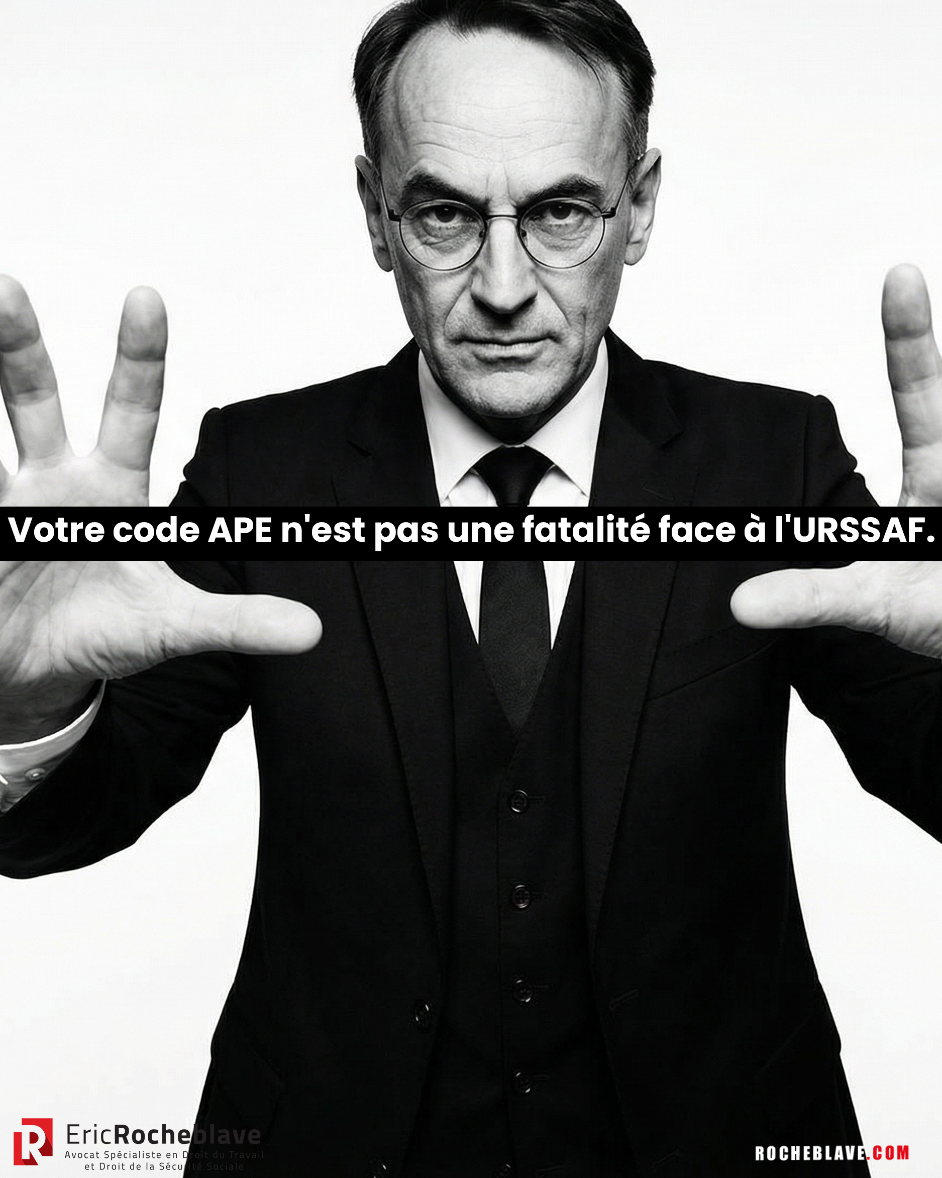 Votre code APE n'est pas une fatalité face à l'URSSAF.