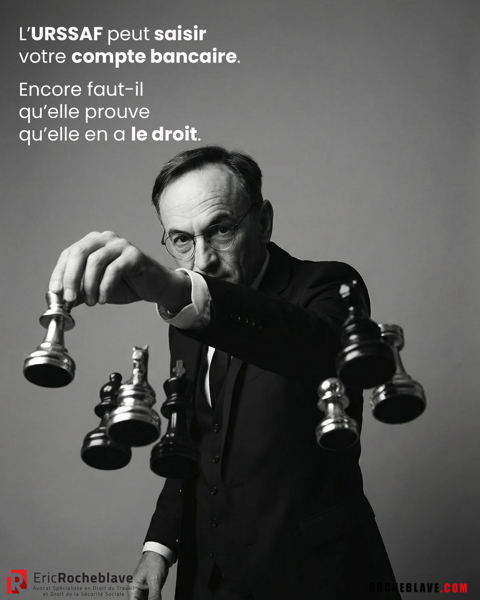L’URSSAF peut saisir votre compte bancaire. Encore faut-il qu’elle prouve qu’elle en a le droit.