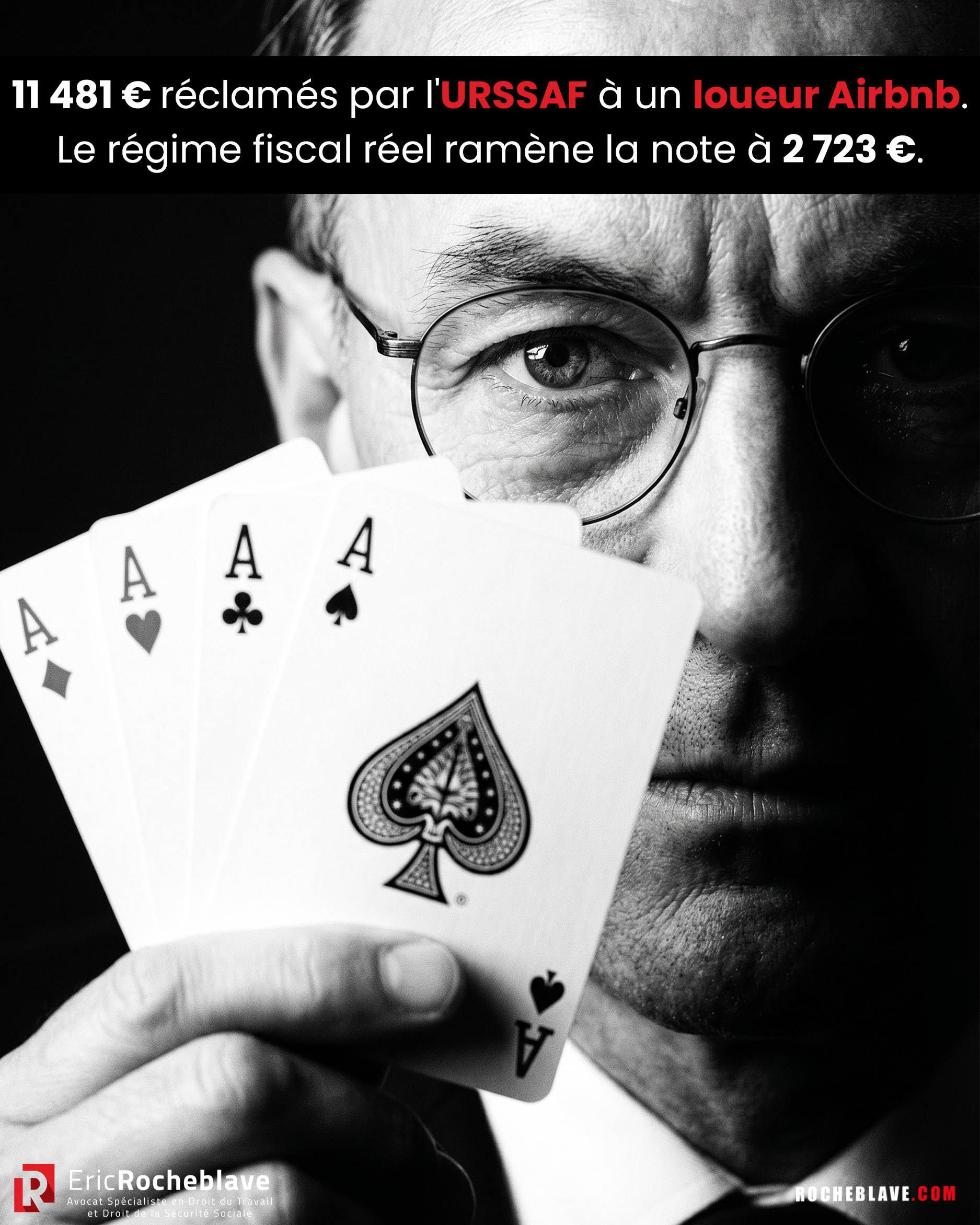 11 481 € réclamés par l'URSSAF à un loueur Airbnb. Le régime fiscal réel ramène la note à 2 723 €.