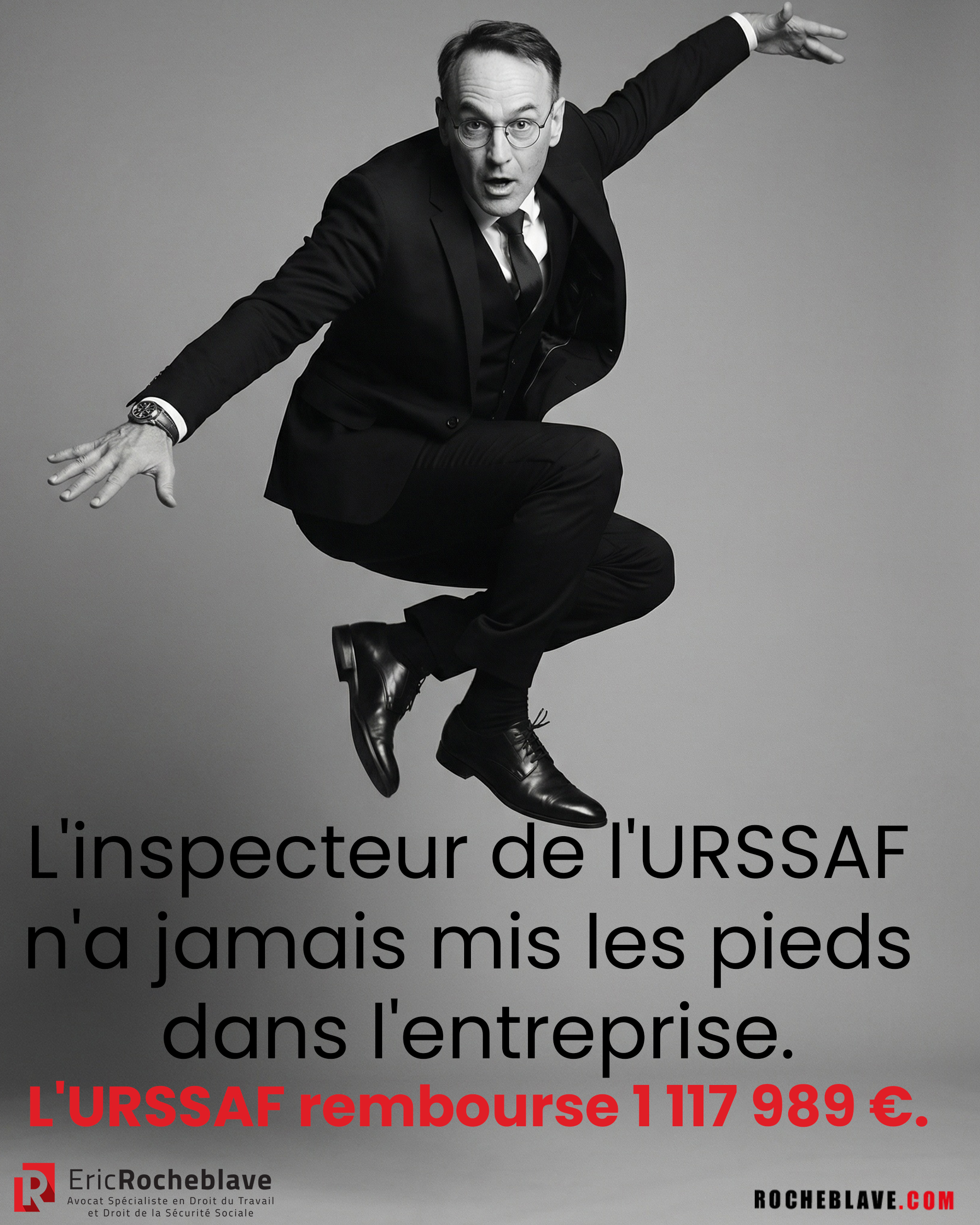 L'inspecteur de l'URSSAF n'a jamais mis les pieds dans l'entreprise. L'URSSAF rembourse 1 117 989 €.
