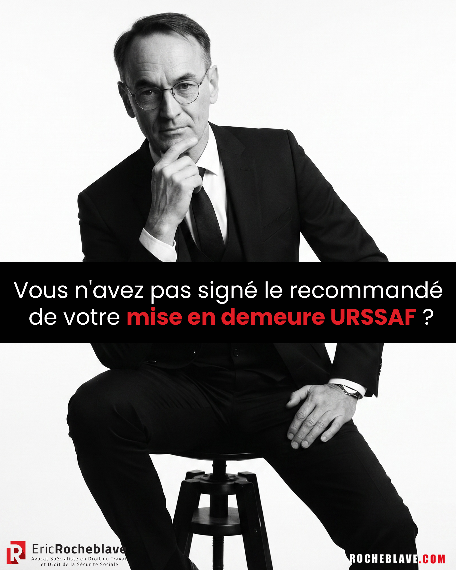 Vous n'avez pas signé le recommandé de votre mise en demeure URSSAF ?