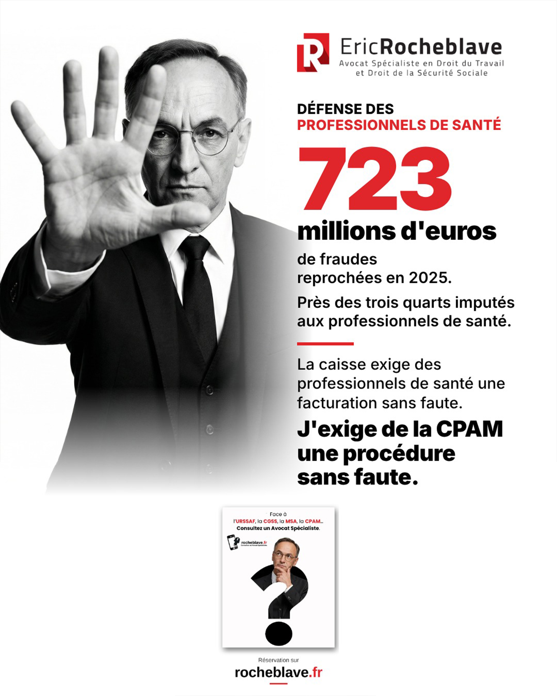 723 millions d'euros de fraudes reprochées en 2025. Près des trois quarts imputés aux professionnels de santé.
