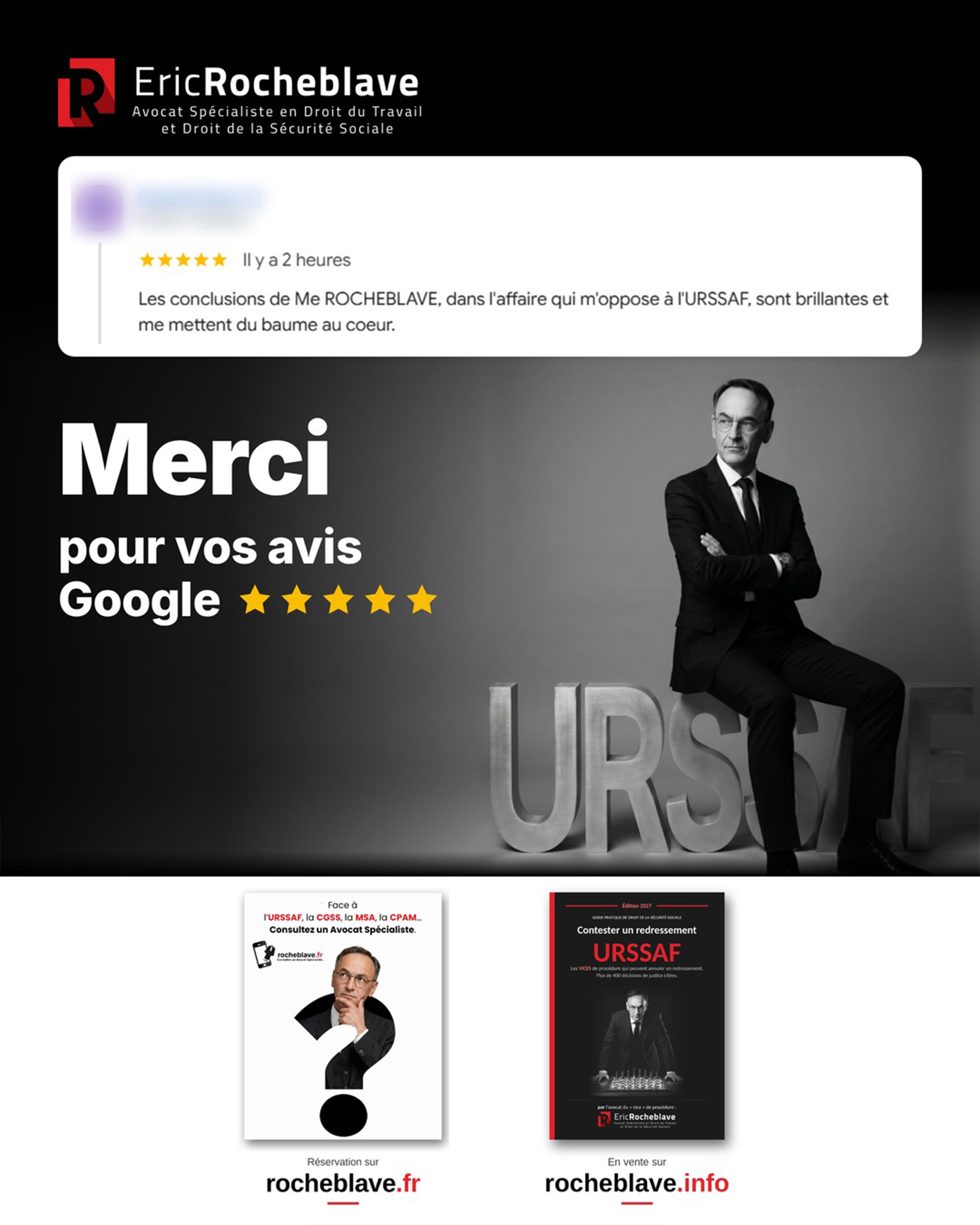 Des conclusions contre l'URSSAF s'écrivent pour un juge. Celles-ci mettent aussi du baume au cœur d'un client.