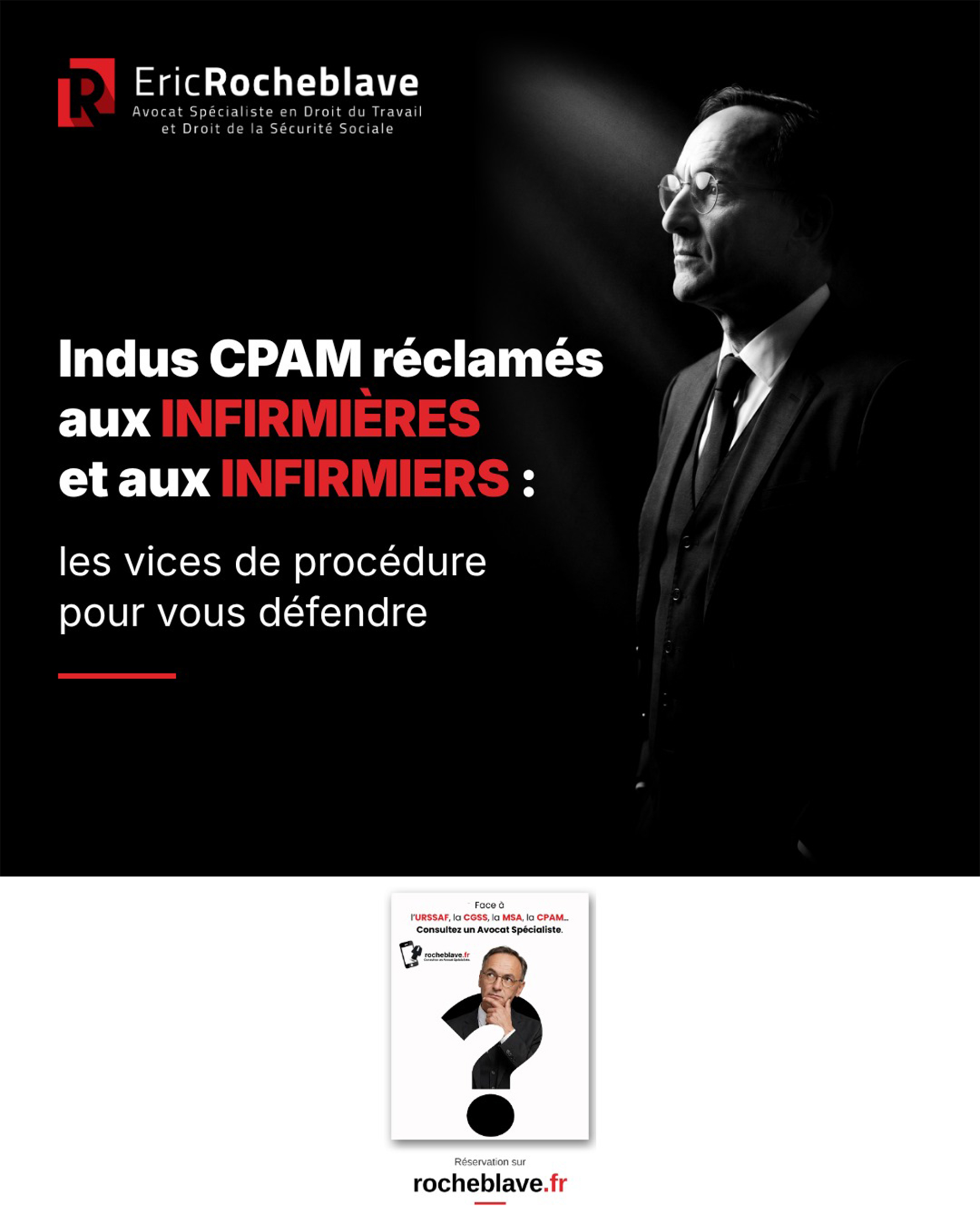 Indus CPAM réclamés aux infirmières et aux infirmiers : les vices de procédure pour vous défendre