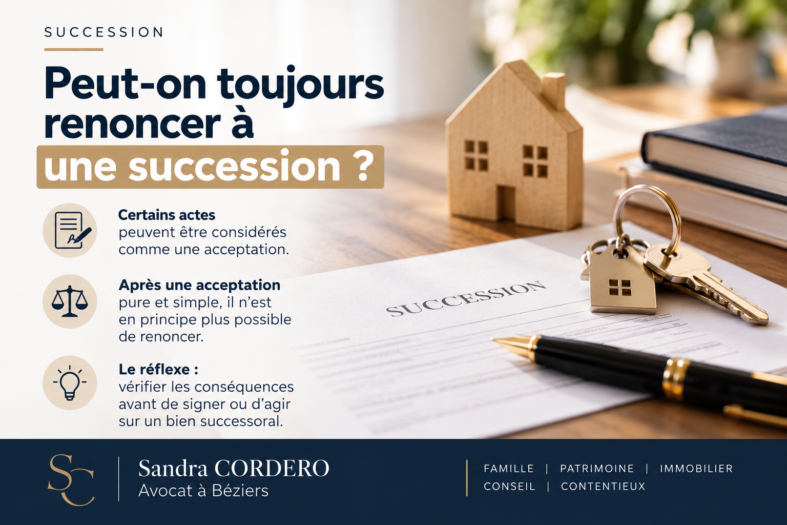 ⚖️ Peut-on encore renoncer à une succession après l’avoir déjà acceptée ?