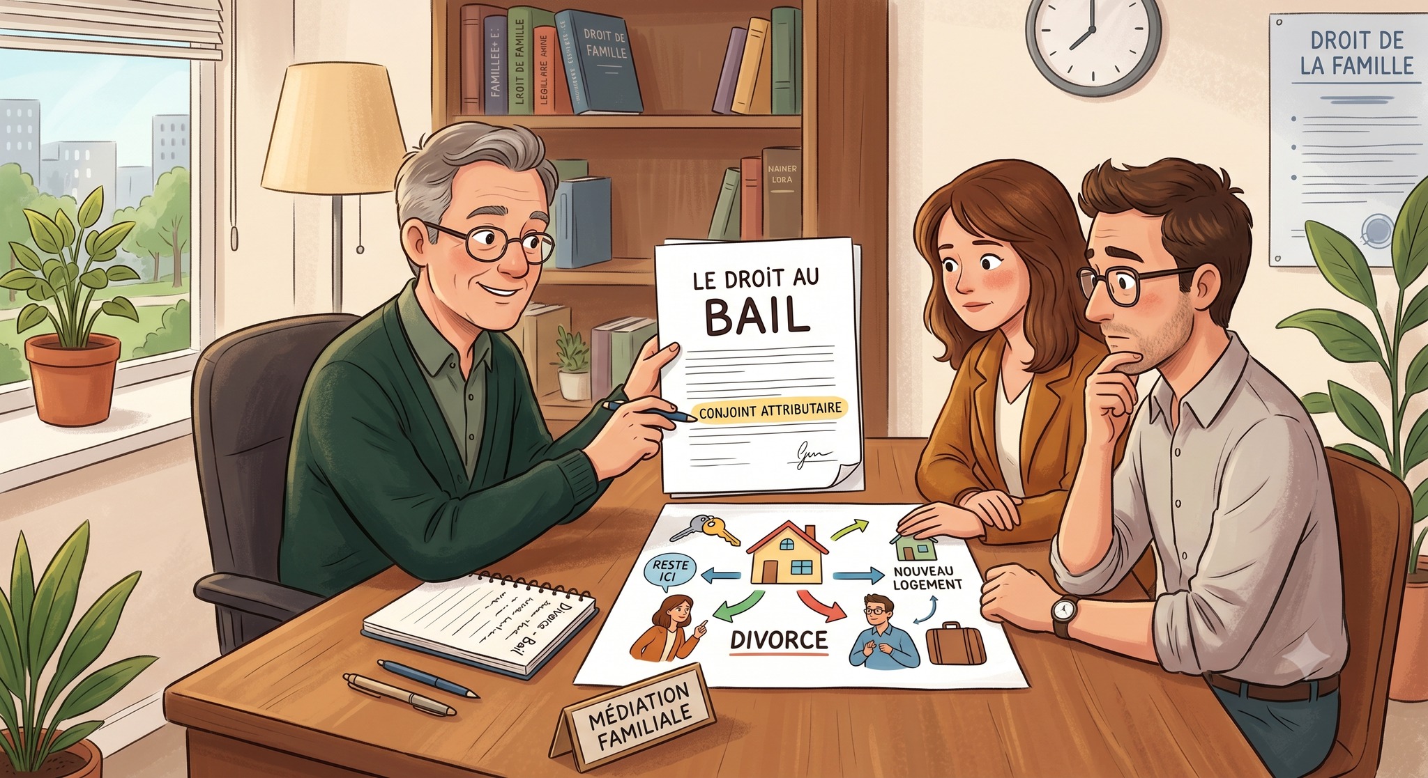 Divorce et logement : qui garde le bail ?