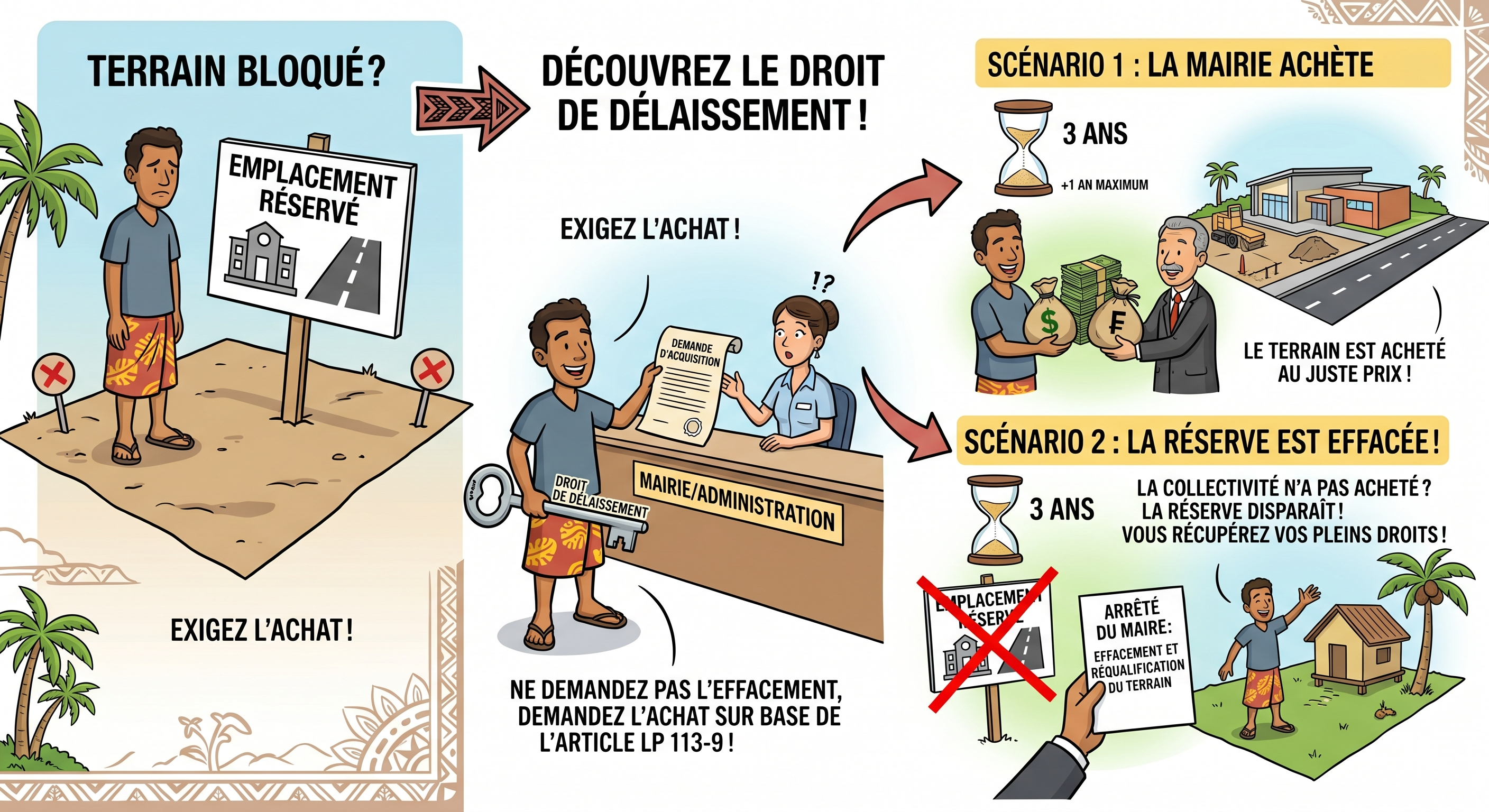 Emplacement réservé ? Découvrez le droit de délaissement