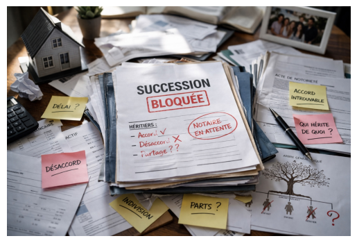 Succession bloquée : comment débloquer rapidement la situation ?
