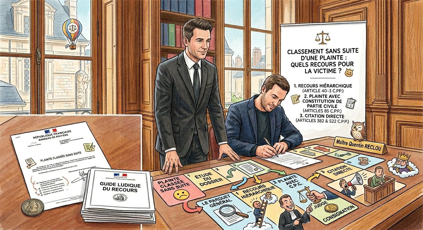 Classement sans suite d'une plainte : Quels recours pour la victime ?