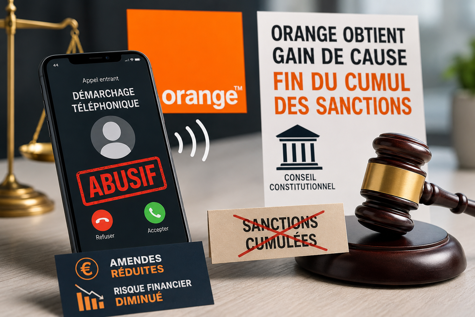 Démarchage téléphonique : Orange obtient la fin du cumul des sanctions au détriment des consommateurs