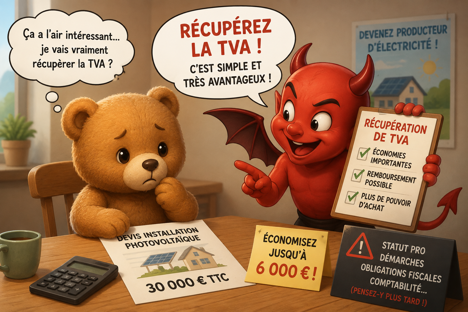 Récupération de TVA sur les panneaux solaires : attention à l’arnaque commerciale