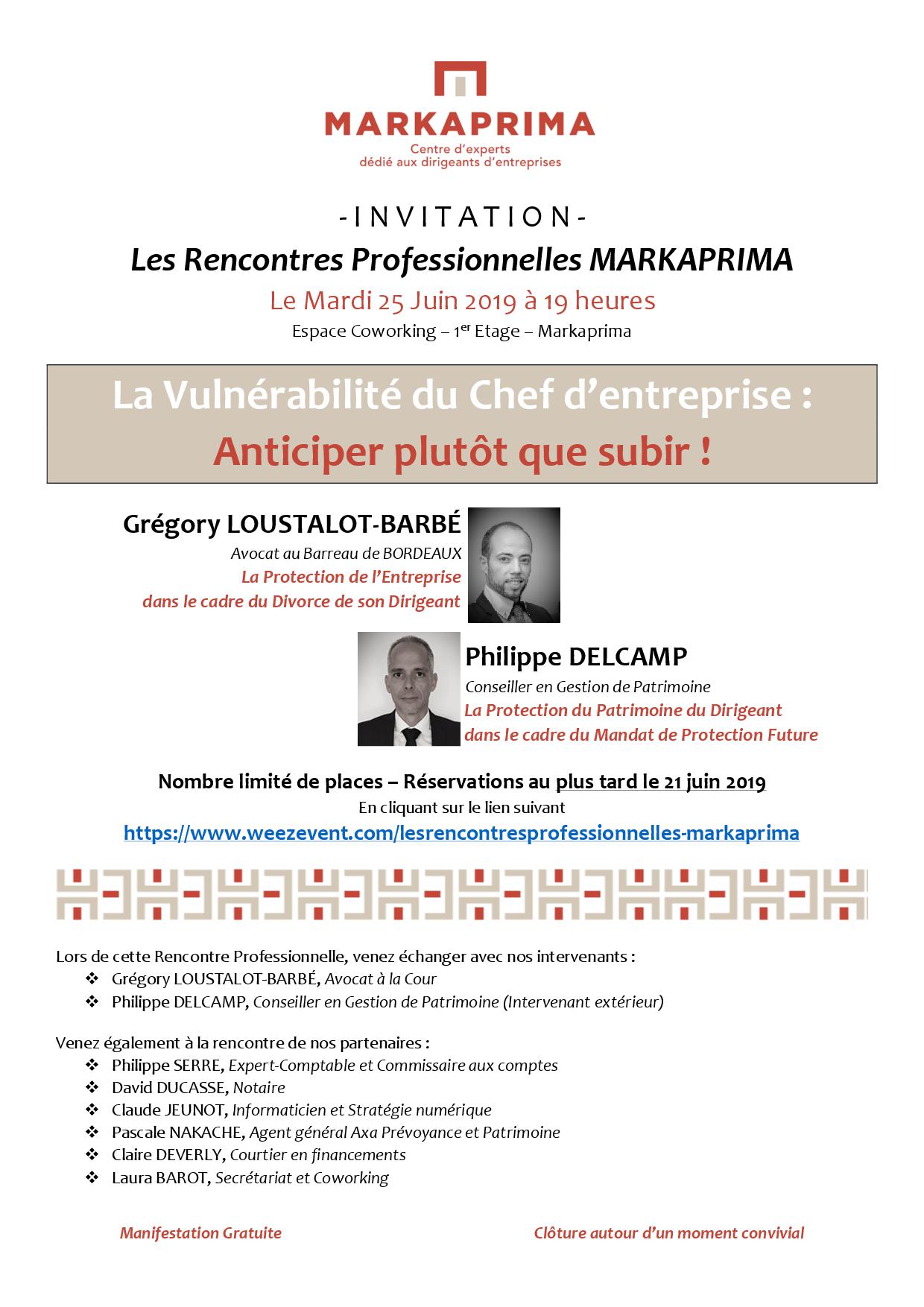 INVITATION RENCONTRE MARKAPRIMA
