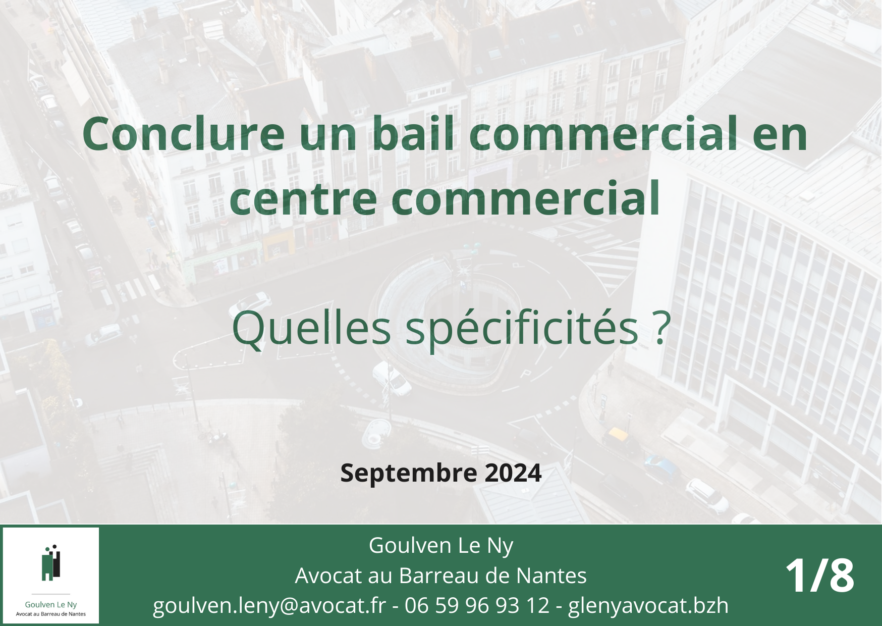 Conclure un bail commercial en centre commercial : quelles spécificités ?