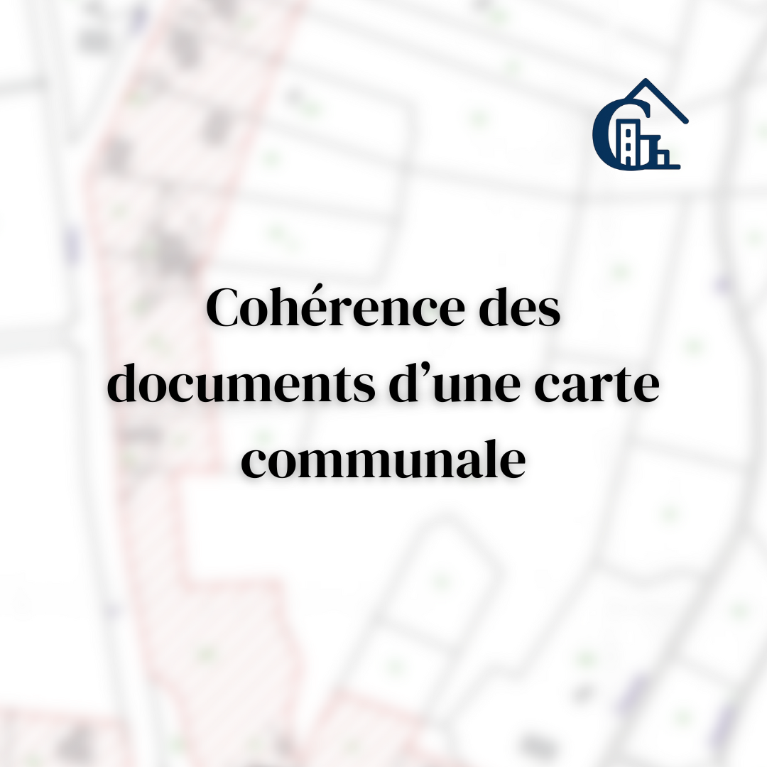 La cohérence des documents d’une carte communale