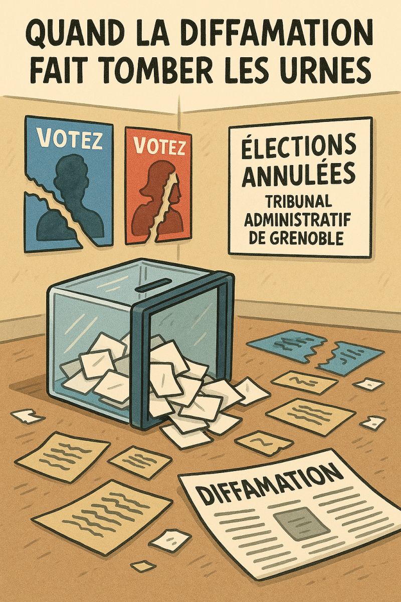 Un tract diffamatoire et injurieux peut conduire à l'annulation des élections municipales