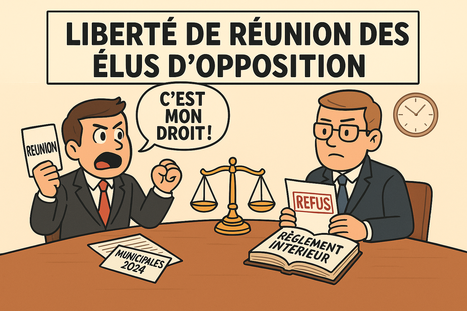 La restriction abusive de l'accès aux salles municipales pour des réunions politiques
