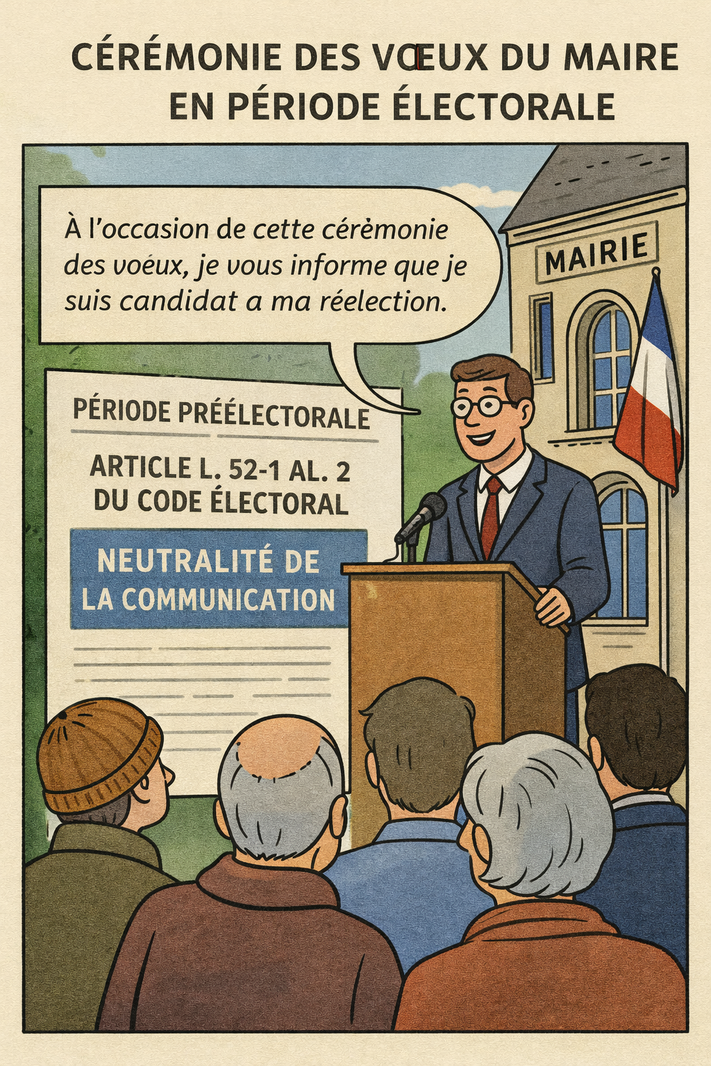 Les "vœux du maire", un moment où il est permis d'annoncer sa candidature