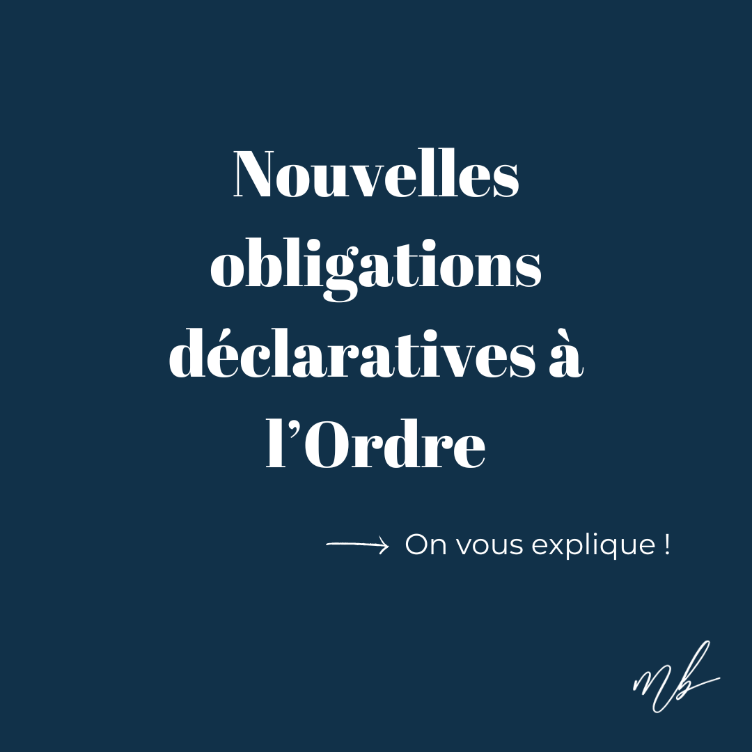 Les nouvelles obligations déclaratives à l’Ordre permettront-elles de garantir l’indépendance des professionnels de la santé ?  Affaire à suivre !