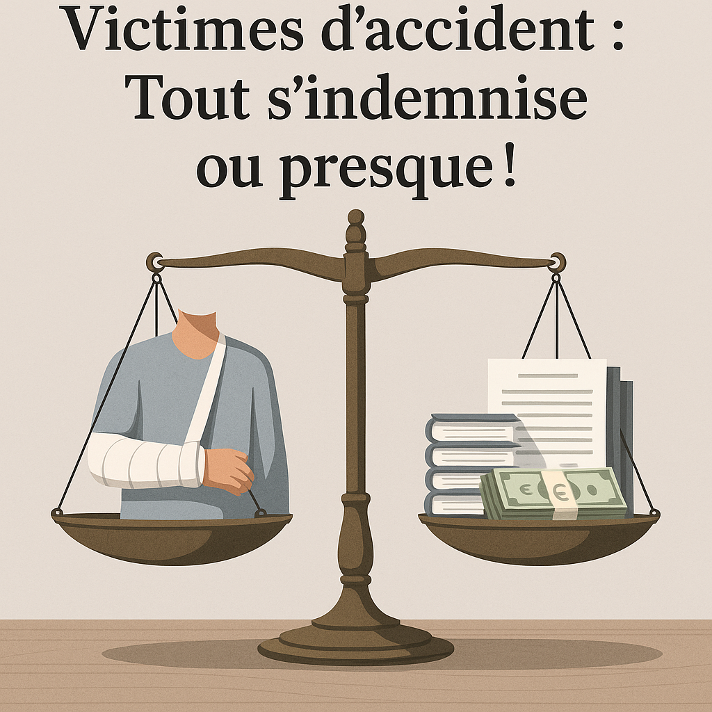 Victimes d’accident : tout s’indemnise (ou presque)
