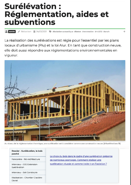 Surélévation : réglementation, aides et subventions