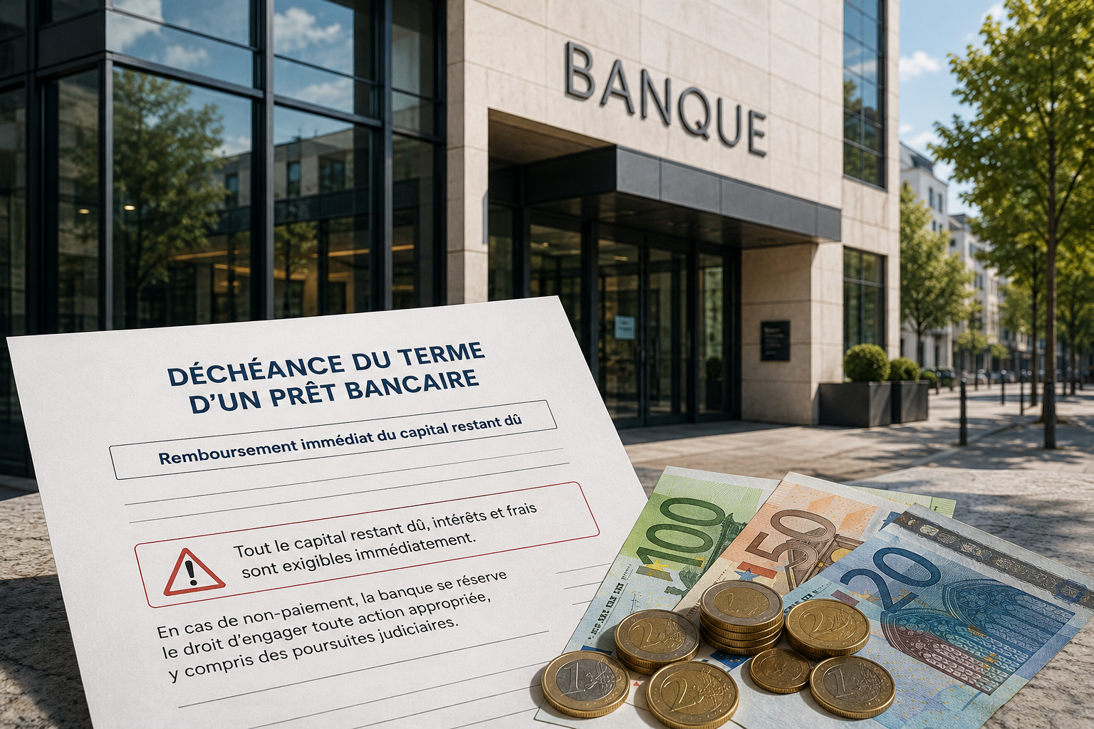 Déchéance du terme d’un prêt : quelles conséquences et quelles solutions ?