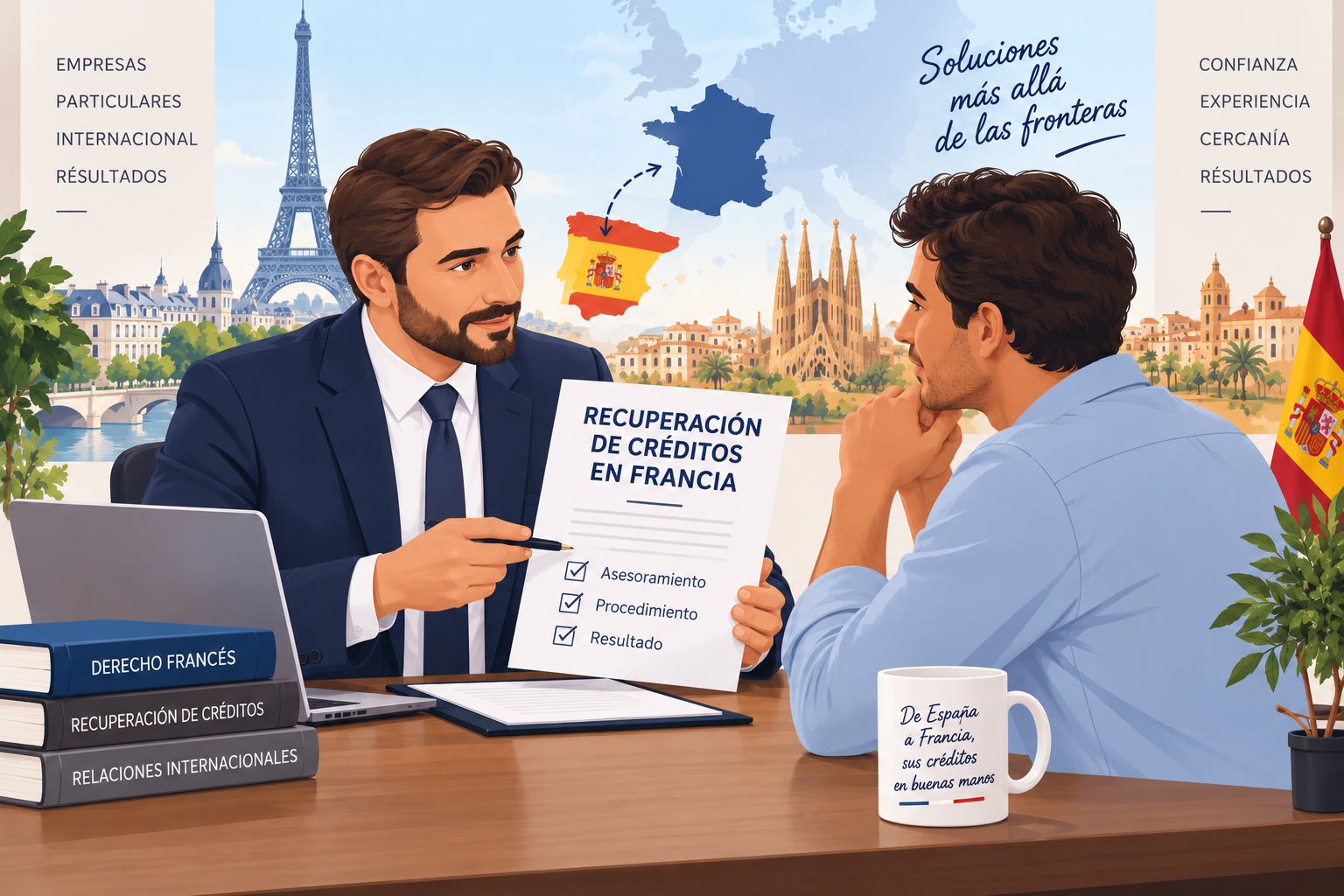 ¿Cómo reclamar una deuda impagada a una empresa francesa?