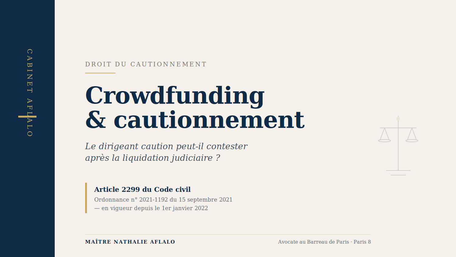 Crowdfunding : le dirigeant caution peut-il contester après liquidation judiciaire ?