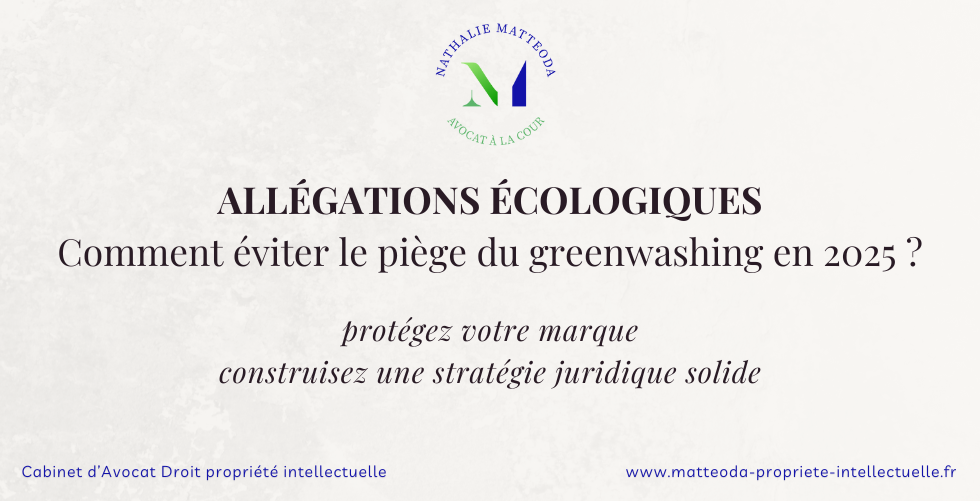 ALLEGATIONS ECOLOGIQUES ET CHOIX D'UNE MARQUE