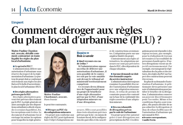 Comment déroger aux règles du PLU ? 