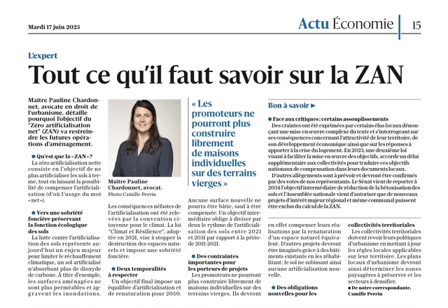 ZAN : les futures limites à l'urbanisation 