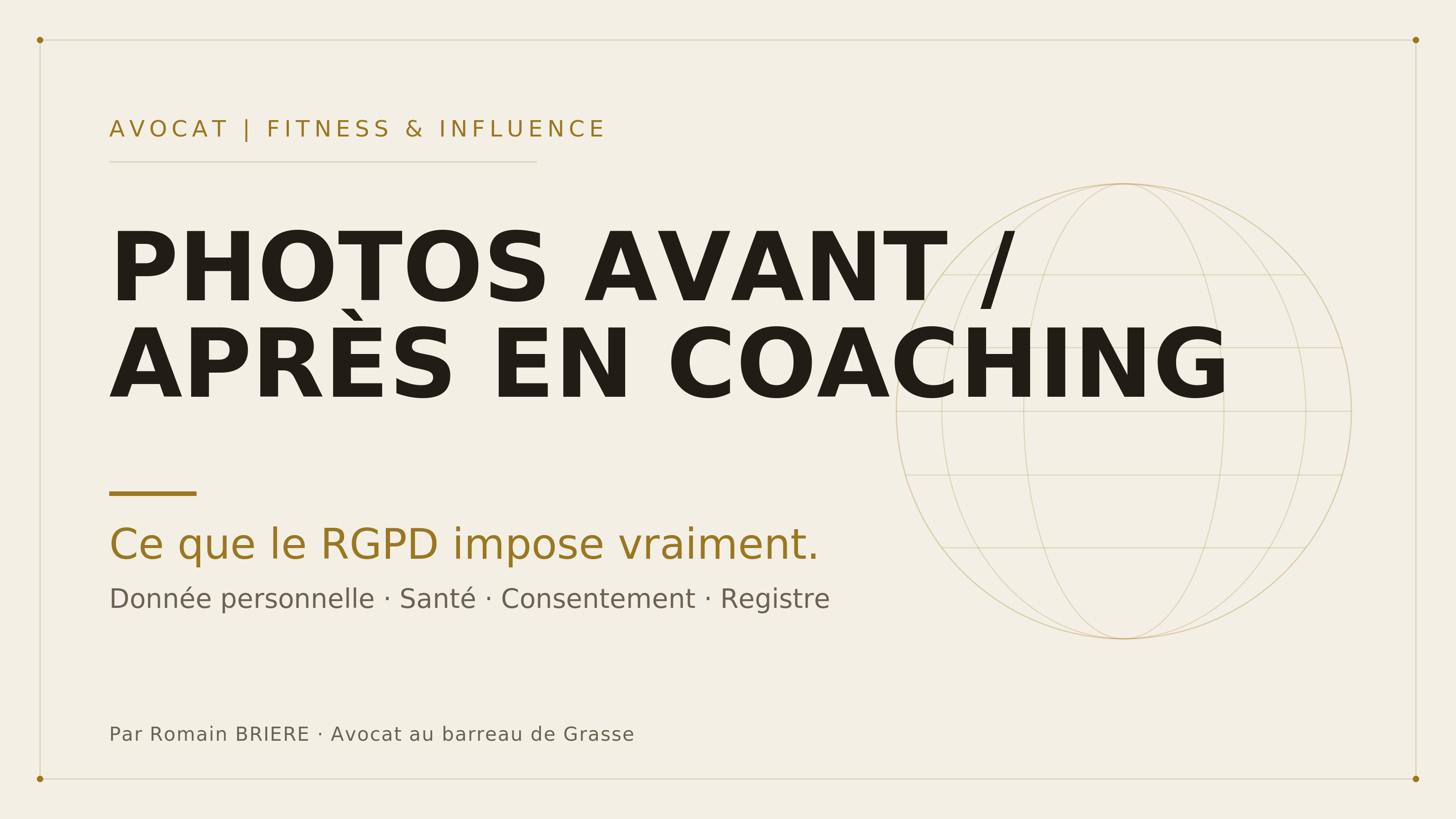 Photos avant / après en coaching sportif : pourquoi le consentement écrit ne suffit pas à vous protéger