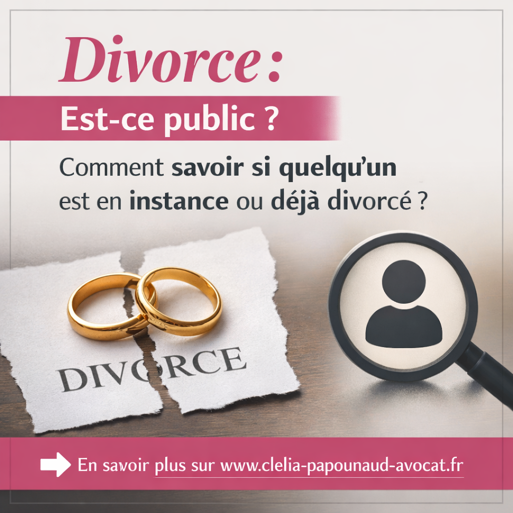 Divorce : est-ce public ? Comment savoir si une personne est divorcée ?