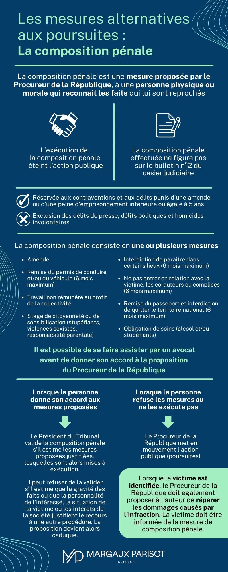 La composition pénale : mesure alternative aux poursuites
