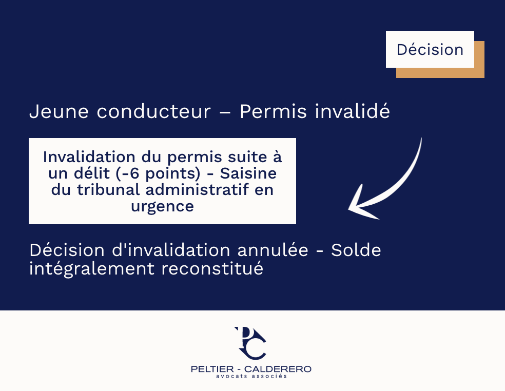 Jeune conducteur - Permis probatoire sauvé