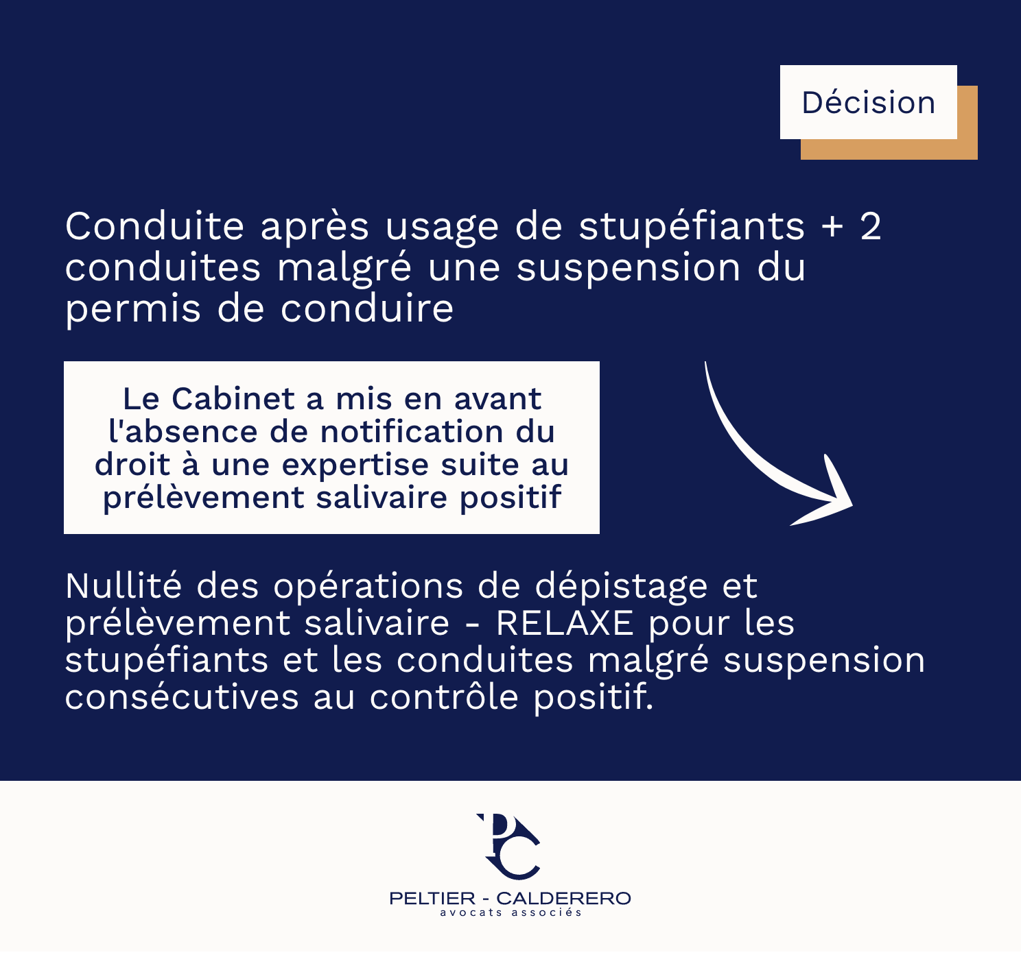 Relaxé pour 3 délits routiers : stupéfiants et conduite malgré suspension du permis